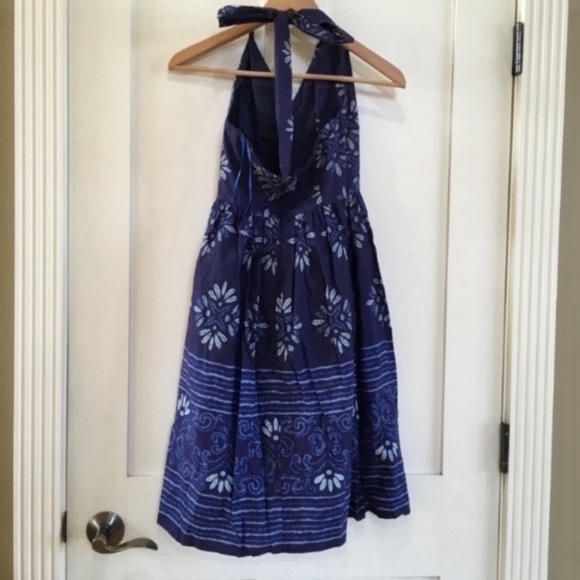ModCloth Summer Halter Dress NEW Blue Size XS Spring Easter - Picture 4 of 6